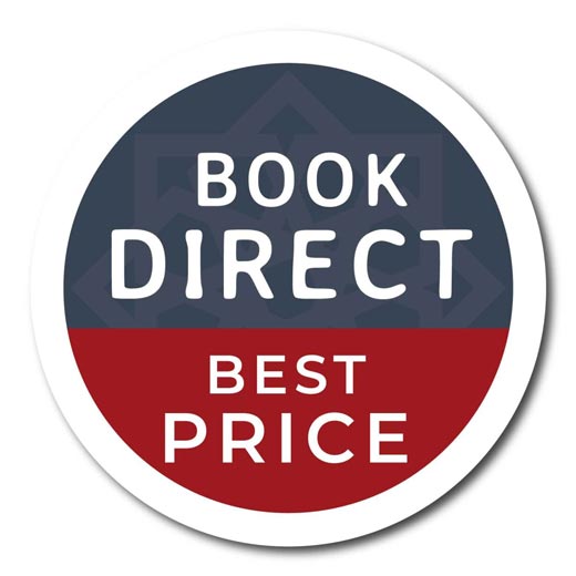 Book direct, best price