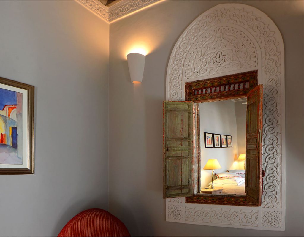 salon riad Dar Housnia à Marrakech