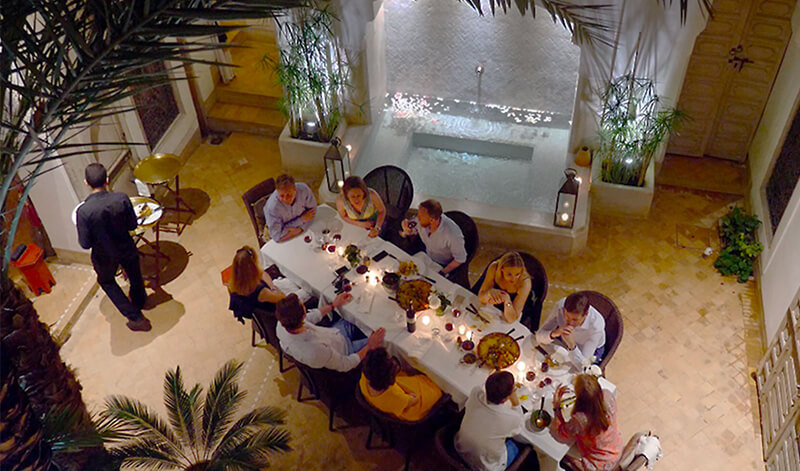 riad Dar Housnia exclusively in Marrakech