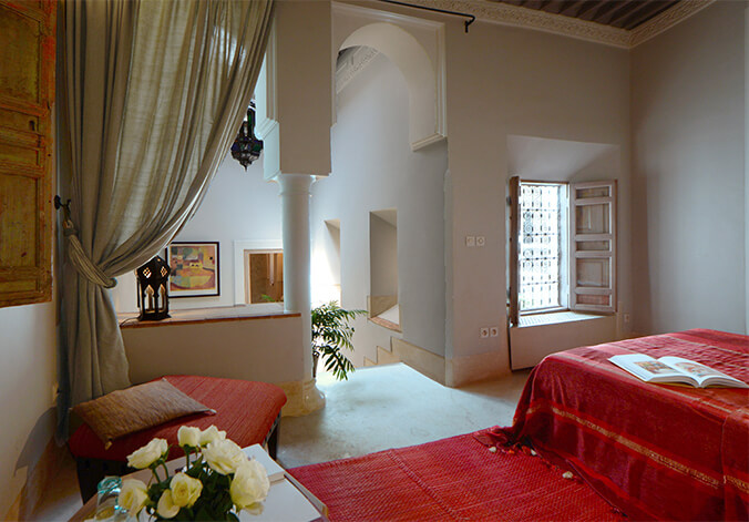 Glaoui suite riad Dar Housnia in Marrakech