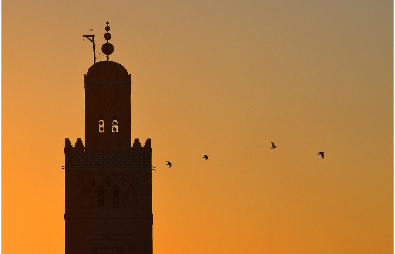 coucher de soleil riad Dar Housnia